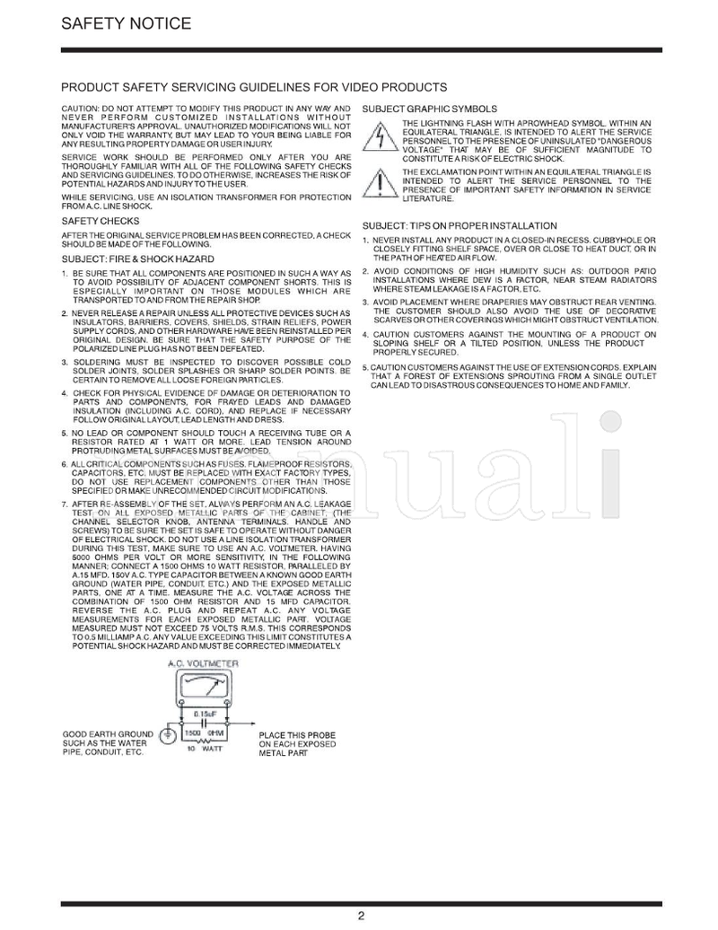 Hitachi L32A102 L32A102G 0031E (65 pages) TV Service Manual