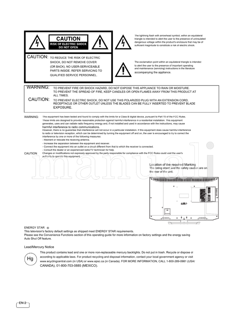 Hitachi L40A105E (55 pages) TV Operating Manual