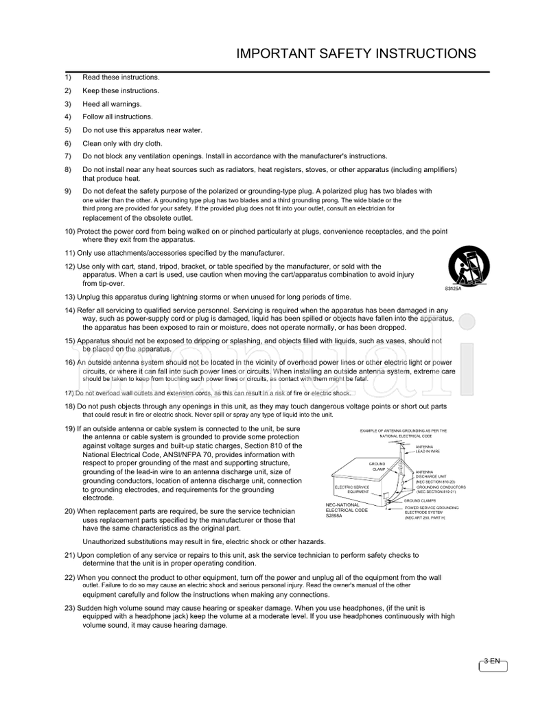 Hitachi L40A105E (55 pages) TV Operating Manual