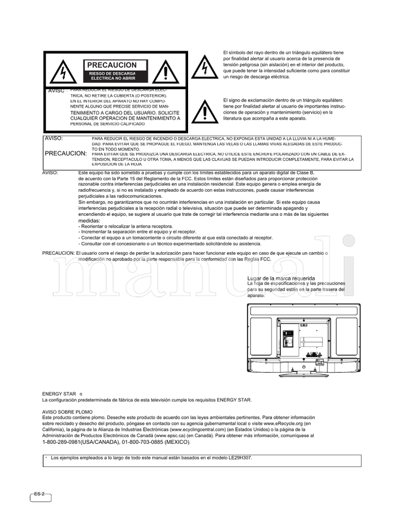 Hitachi LE29H307 LE32S407 LE32H217 LE39S407 LE39H217 (30 pages) TV Operating Manual