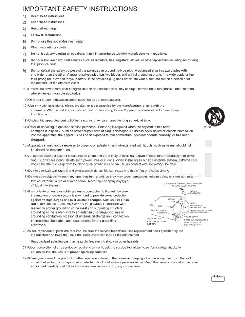 Hitachi OGM4S903242016 LE43M4S9 (25 pages) TV Operating Manual