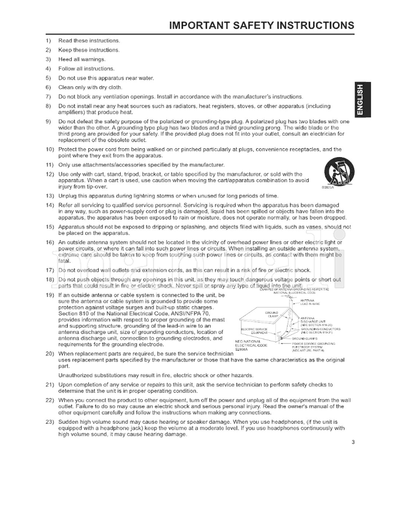 Hitachi LE55W806 LE48W806 ES-G122201 (43 pages) TV Operating Manual