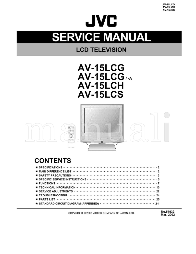 JVC 16758 (49 pages) TV Service Manual