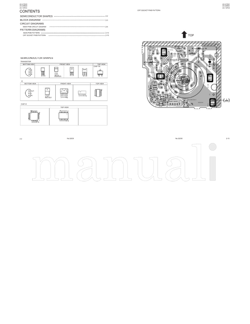 JVC AV-21D43 AV-20N43 AV-14F43 52036 (67 pages) TV Service Manual