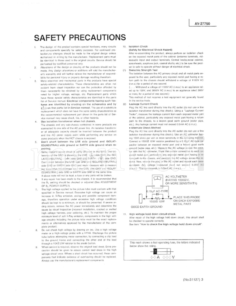 JVC 51127 (64 pages) TV Service Manual