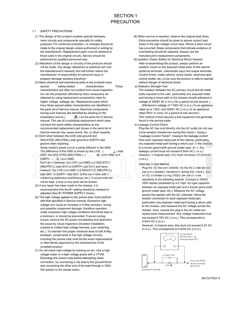 JVC 52139 AV-28KH1BUF AV-28KH1SUF (22 pages) TV Service Manual