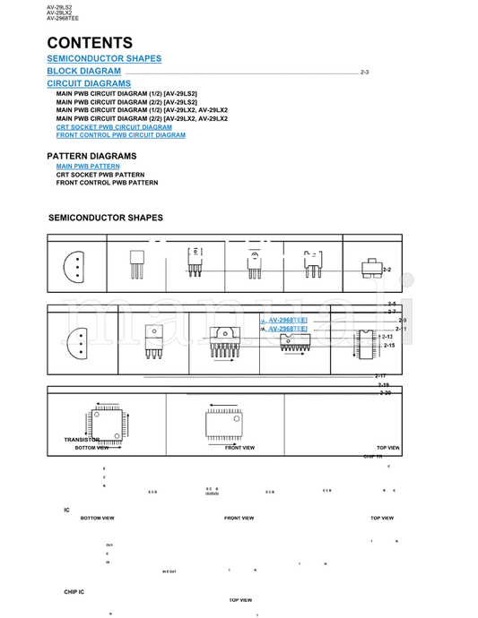 JVC AV-29LS2 AV-29LX2 RM-C1020 RM-C1020-1H RM-C1024-1H (25 pages) TV Service Manual