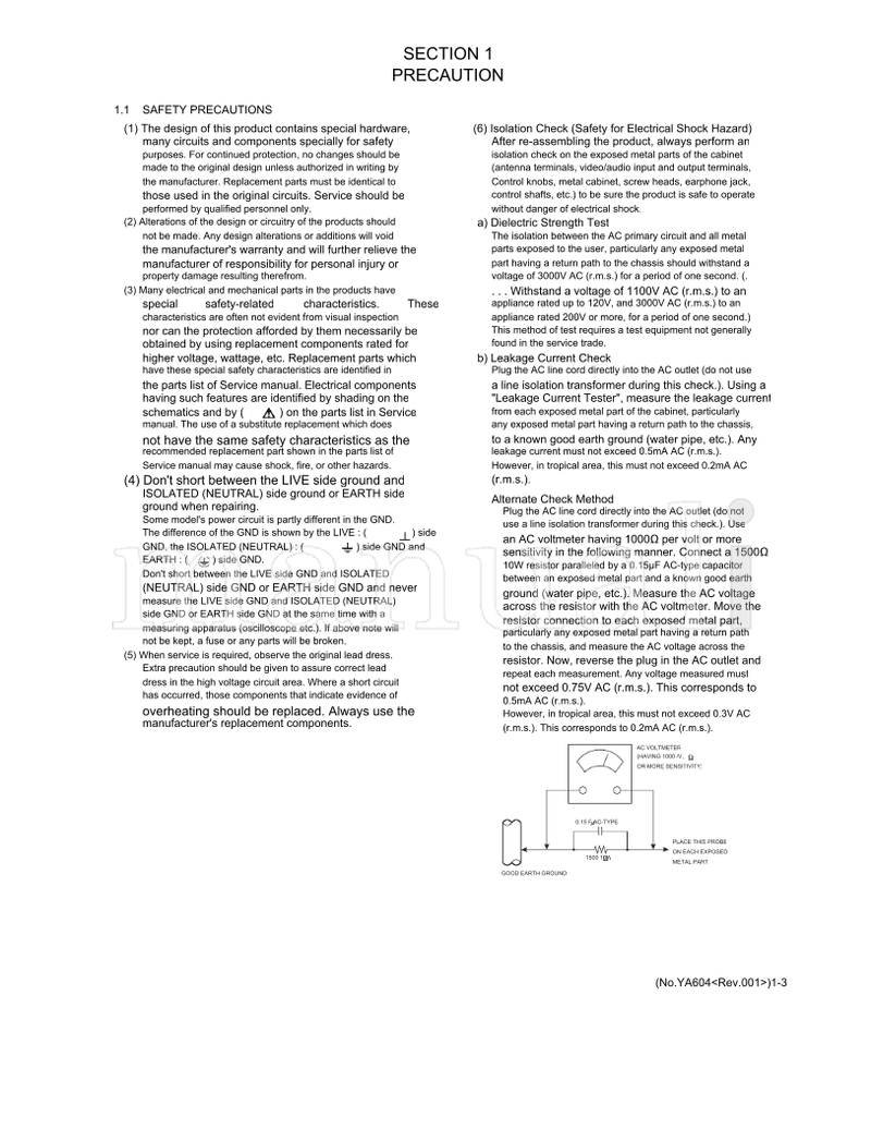 JVC LT-42S90B (58 pages) TV Service Manual