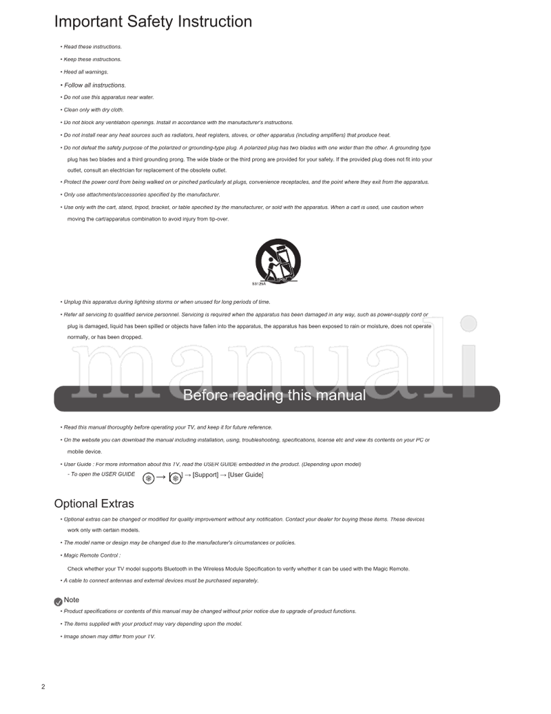 LG 43QNED80ASA 50QNED85ASG 43QNED82ASG 55QNED80ASA 50QNED80ASA (36 pages) TV Operating Manual