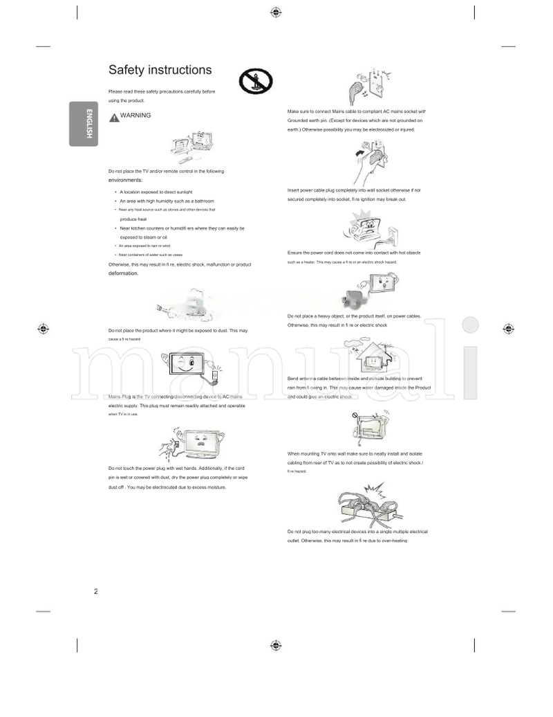 LG *MFL68780134* MFL68780134 (25 pages) TV Operating Manual