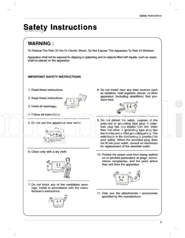 LG 38289U0559C 15LC1R 20LC1R (36 pages) TV Operating Manual