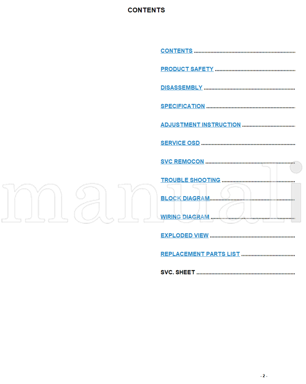 LG 15LC1R-ZG (36 pages) TV Service Manual