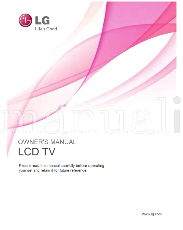 LG 19LD330 (112 pages) TV Operating Manual