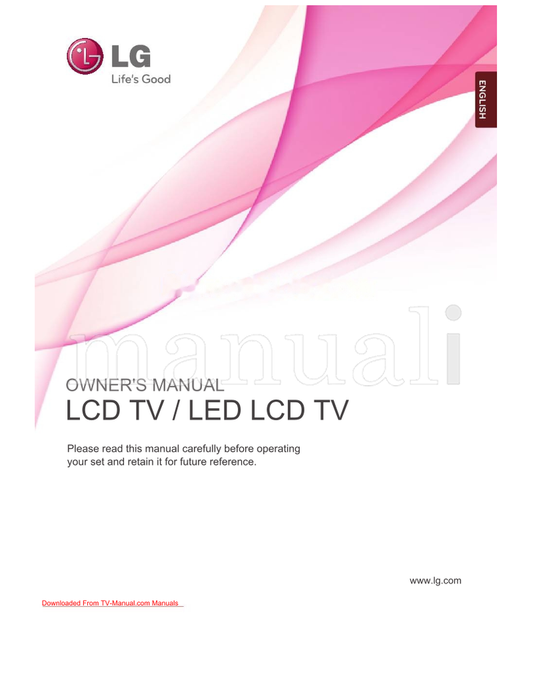 LG 19LD35 Series (220 pages) TV Operating Manual