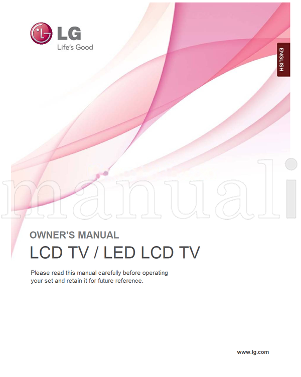 LG 19LD350C (220 pages) TV Operating Manual