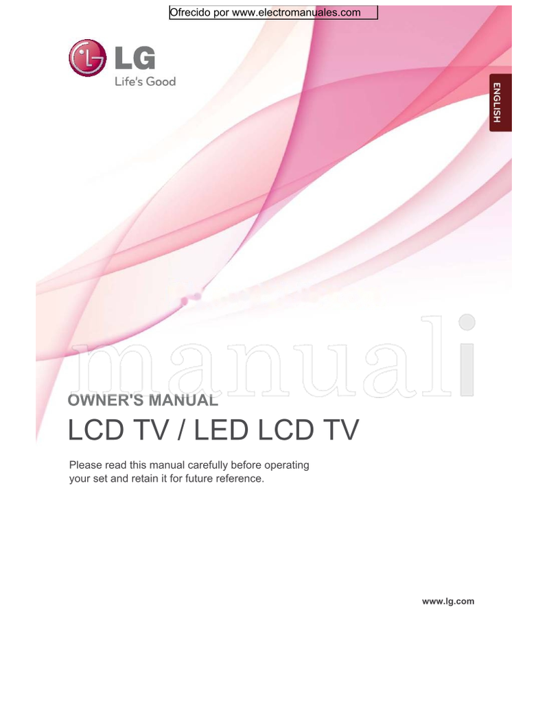 LG 19LD35 (220 pages) TV Operating Manual
