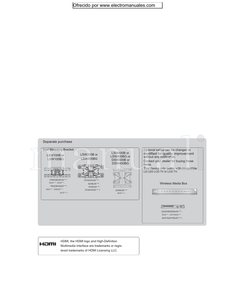 LG 19LD35 (220 pages) TV Operating Manual