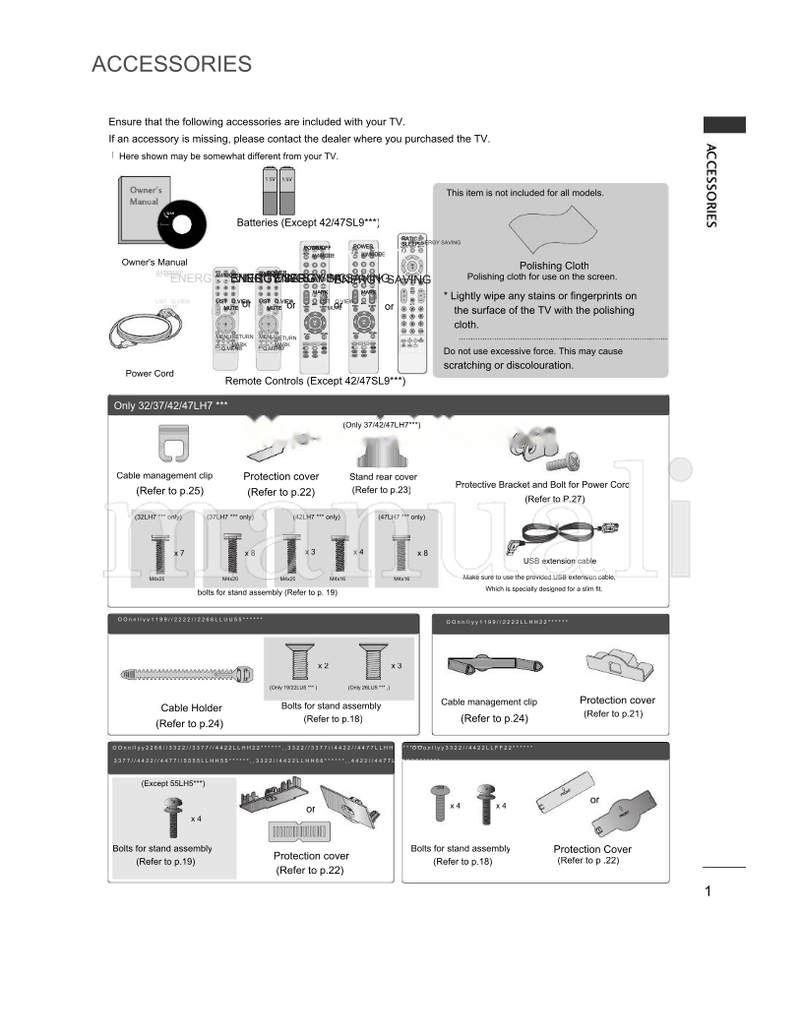 LG 19LH2 Series (126 pages) TV Operating Manual