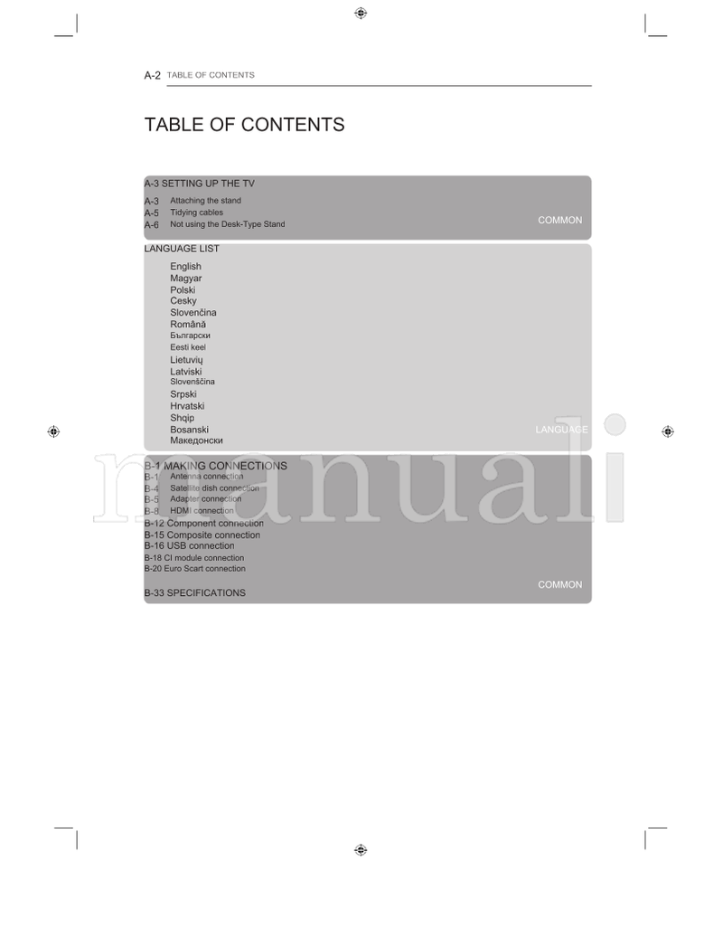 LG LS35** LS34** CS46** (365 pages) TV Operating Manual