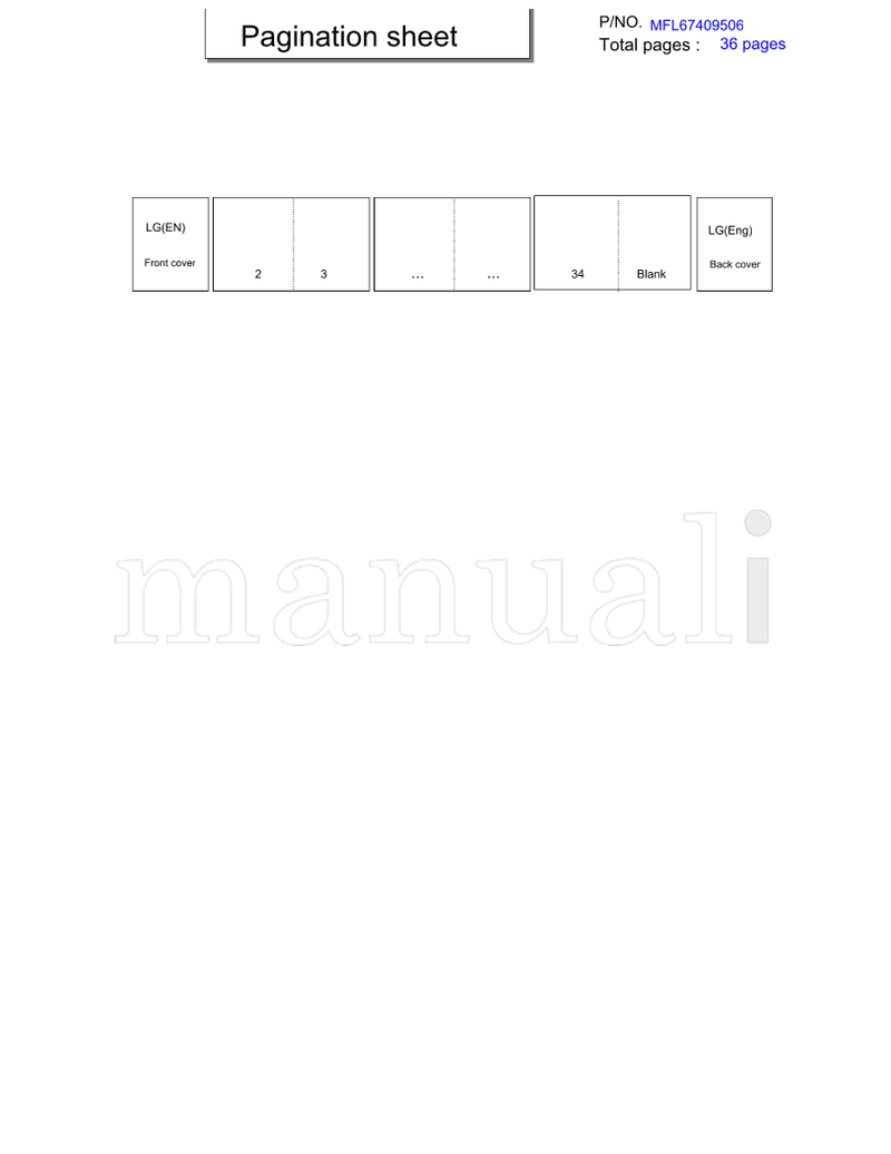 LG 19LS3500-ZA EKLC700991 EKLC601246 EKLC501155 EKLC400782 (38 pages) TV Operating Manual