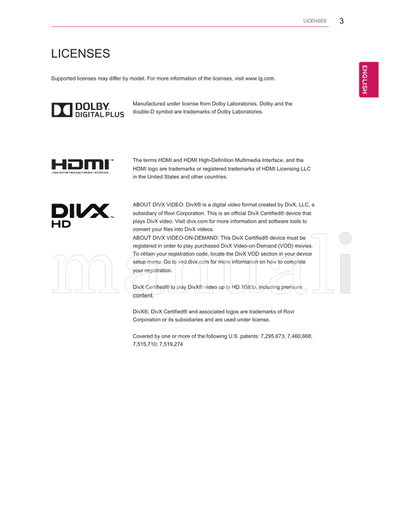 LG 19MN43D 22MN43D 24MN43D 27MA43D 24MN43T 27MA43T (50 pages) TV Operating Manual