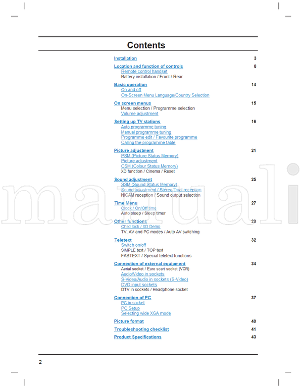 LG 15LS1R 20LS2R 15LC1R 20LS1R 23LS2R 20LC1R (44 pages) TV Operating Manual