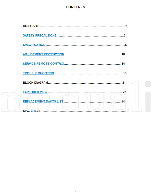 LG LP69A 20LS2R-ZA 20LS2R (33 pages) TV Service Manual