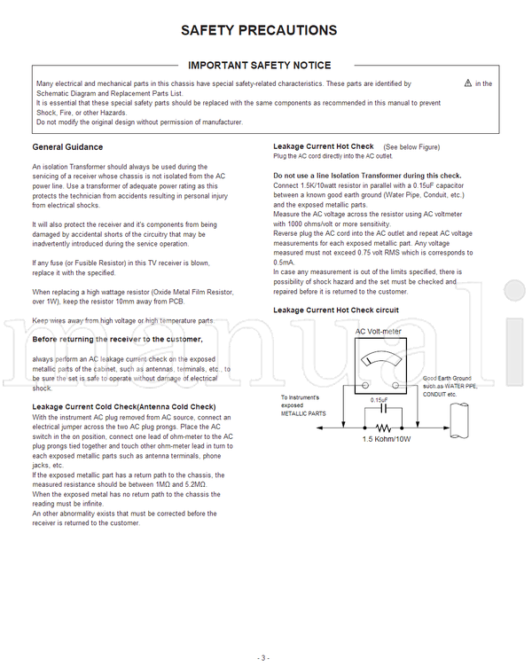 LG LP69A 20LS2R-ZA 20LS2R (33 pages) TV Service Manual