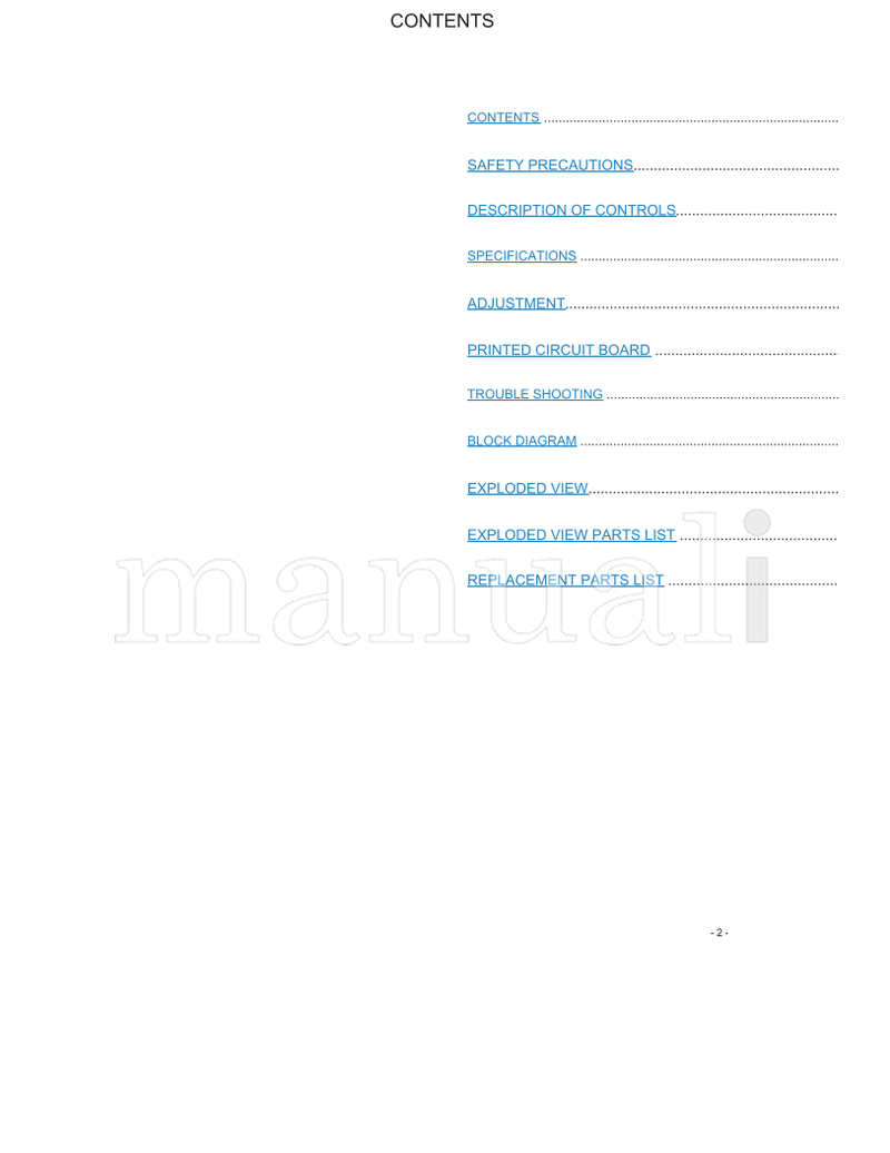 LG MC-059B 21FA3AL (30 pages) TV Service Manual