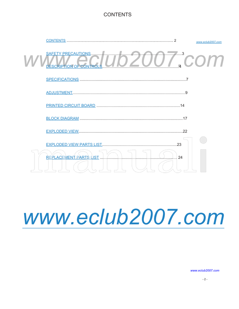 LG MC-059A 21FB7RB (31 pages) TV Service Manual