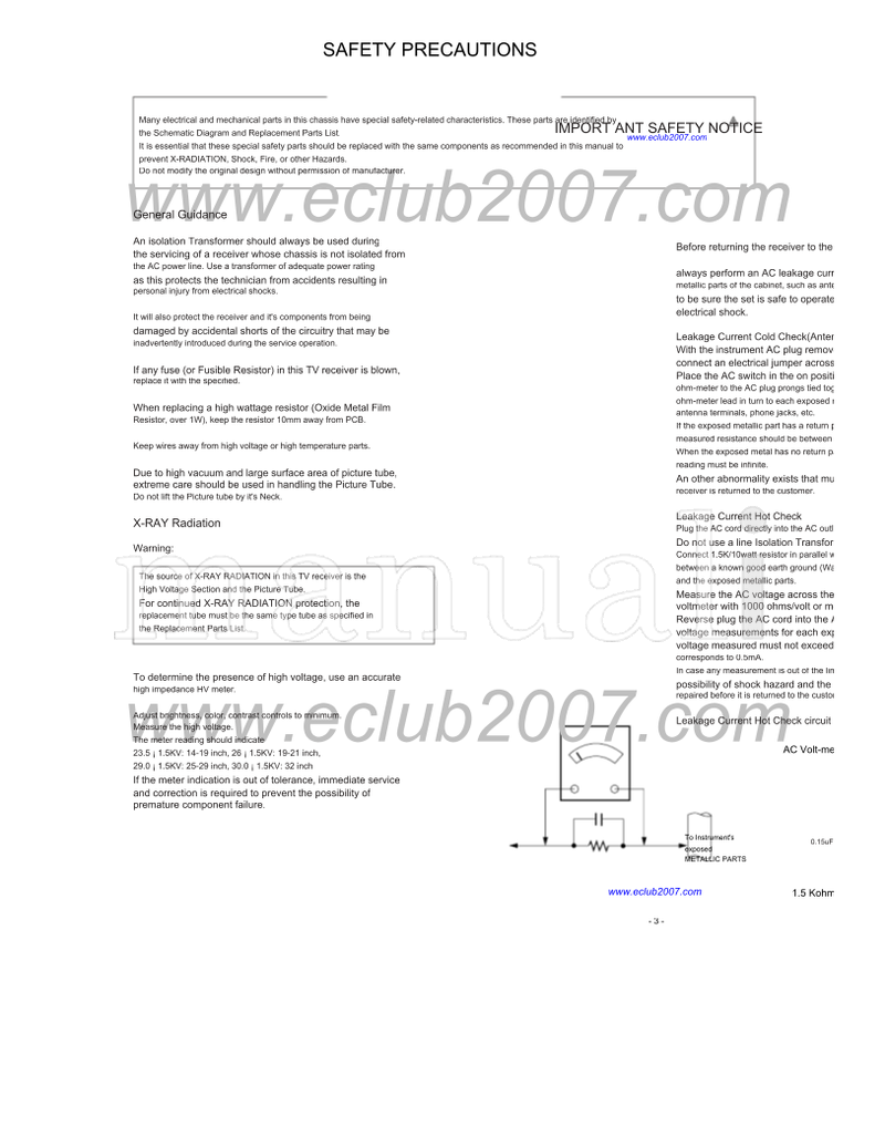 LG MC-059A 21FB7RB (31 pages) TV Service Manual