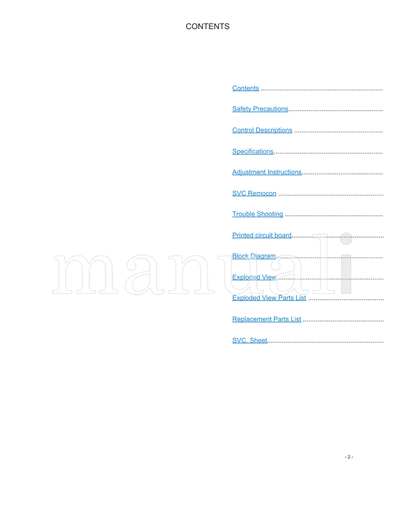 LG CW62B 21FS2CLX 21FS2BLX 21FS2CLX-ZV 21FS2BLX-ZV (29 pages) TV Service Manual