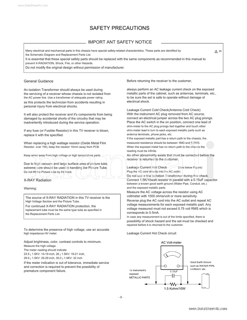 LG MC-049C 21FS2RLX 21FS2RLX-ZC (30 pages) TV Service Manual