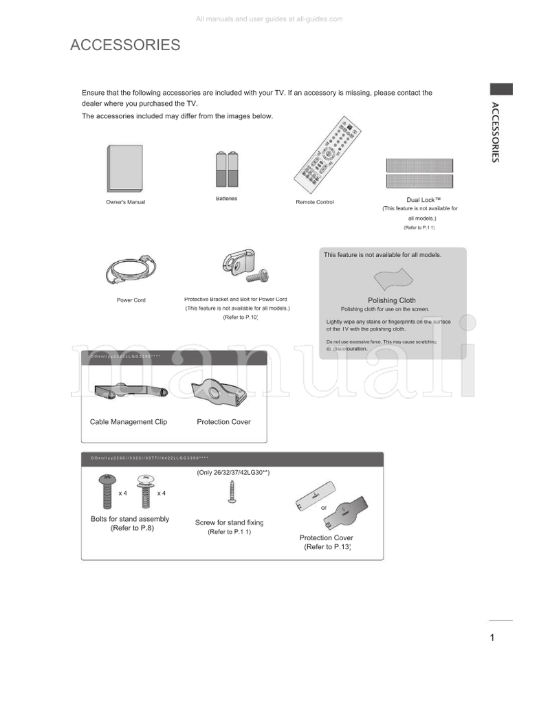 LG 2230 Seires (96 pages) TV Operating Manual