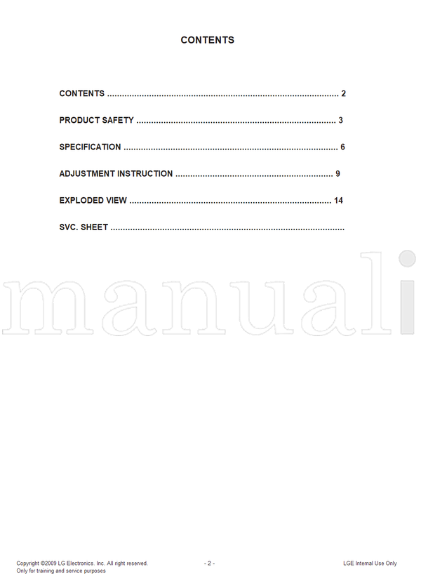 LG LD91M 22LG3100 MFL50326829 22LG3100-ZA (67 pages) TV Service Manual