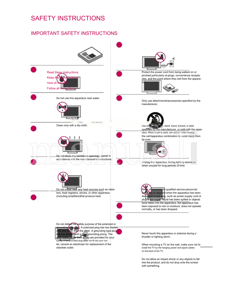 LG 19LD350 22LD350 26LD350 32LD350 19LD350C 22LD350C 32LD320 (134 pages) TV Operating Manual