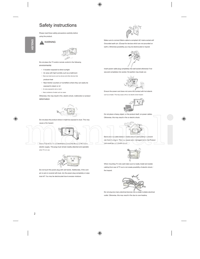 LG *MFL68662433* MFL68662433 (53 pages) TV Operating Manual