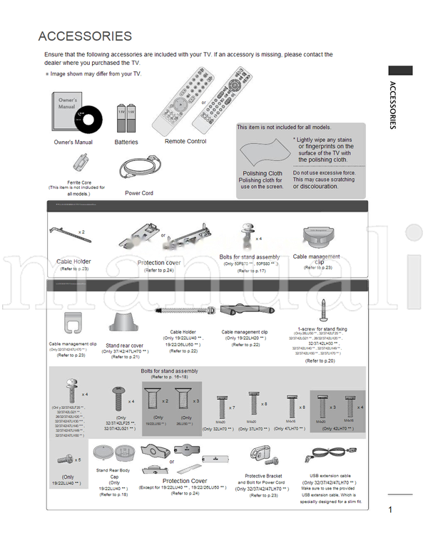 LG 19LU4000 19LU4010 22LU4000 22LU4010 19LU5000 19LU5010 (176 pages) TV Operating Manual