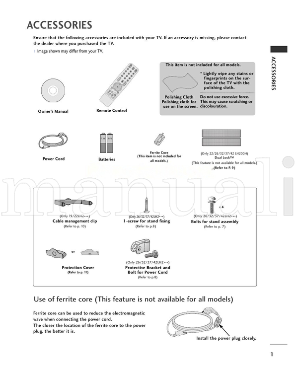LG 22LH250C (144 pages) TV Operating Manual