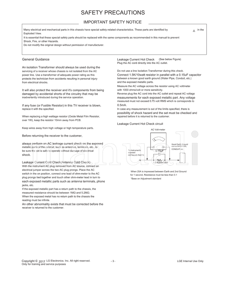 LG MFL69169574 LU72A 22LJ4540 22LJ4540-PU (16 pages) TV Service Manual