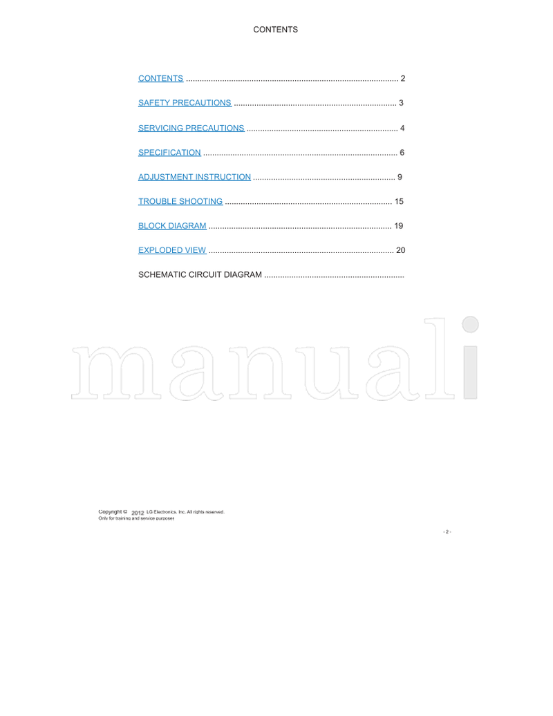 LG LC31A LD31T 22LN45** MFL67651304 22LN45**-Z* (33 pages) TV Service Manual