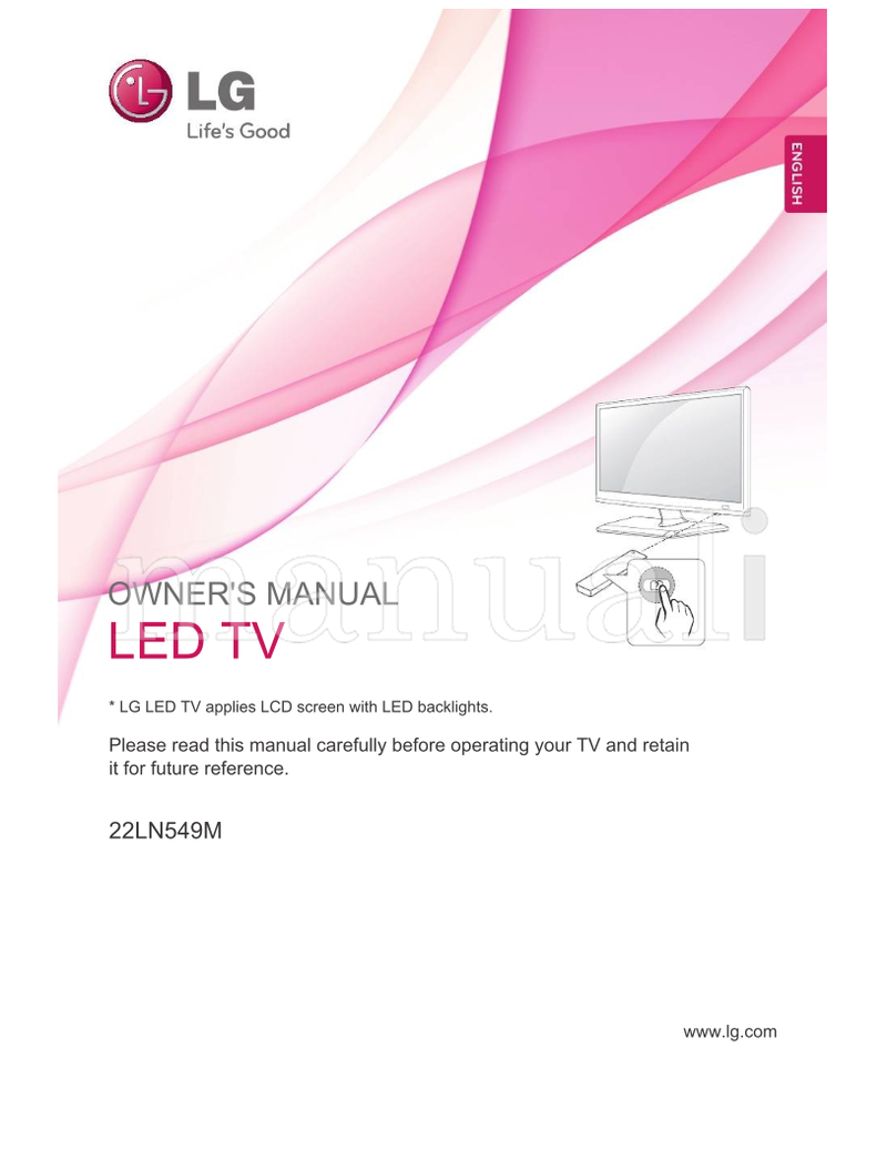 LG 22LN549M (53 pages) TV Operating Manual