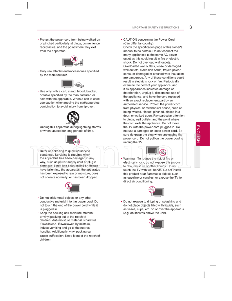 LG 22LY560M 28LY560M 32LY560M 42LY560M *MFL68080367* (24 pages) TV Operating Manual