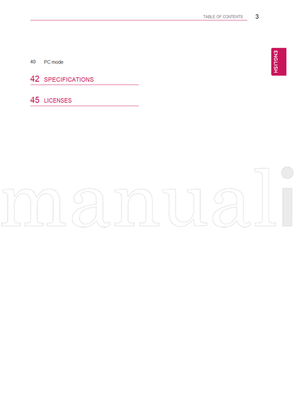 LG 22MN42A 24MN42A (46 pages) TV Operating Manual