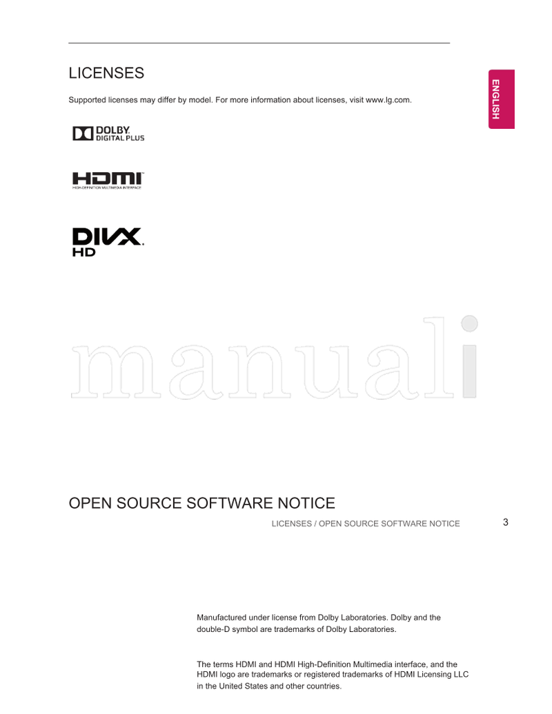 LG MT55* (28 pages) TV Operating Manual