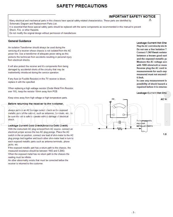 LG ML-041G 23LC1RB-TB (31 pages) TV Service Manual