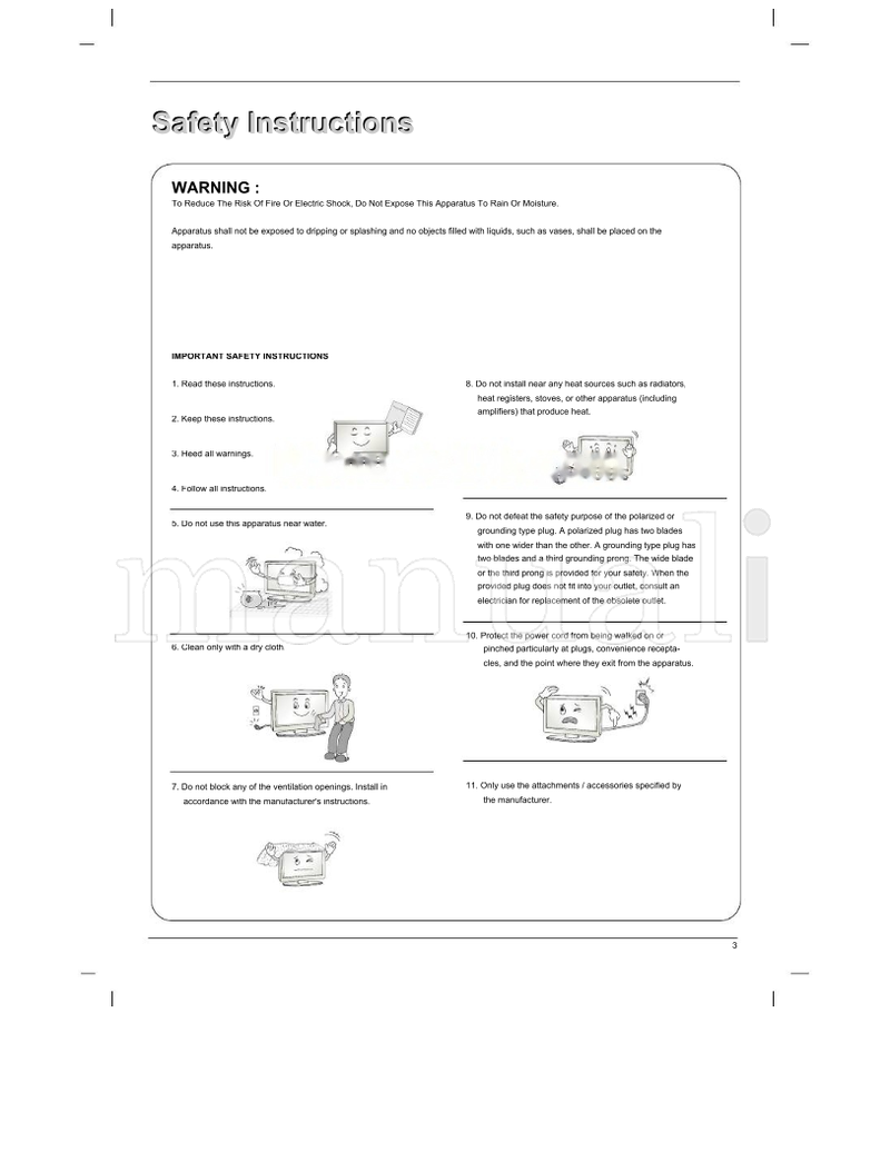 LG 23LX1RV (68 pages) TV Operating Manual