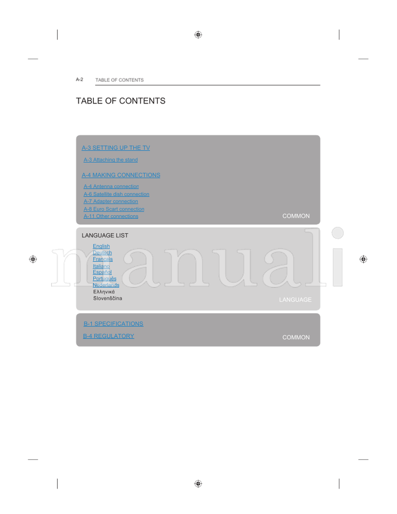 LG LB45** *MFL68024514* MFL68024514 (228 pages) TV Operating Manual