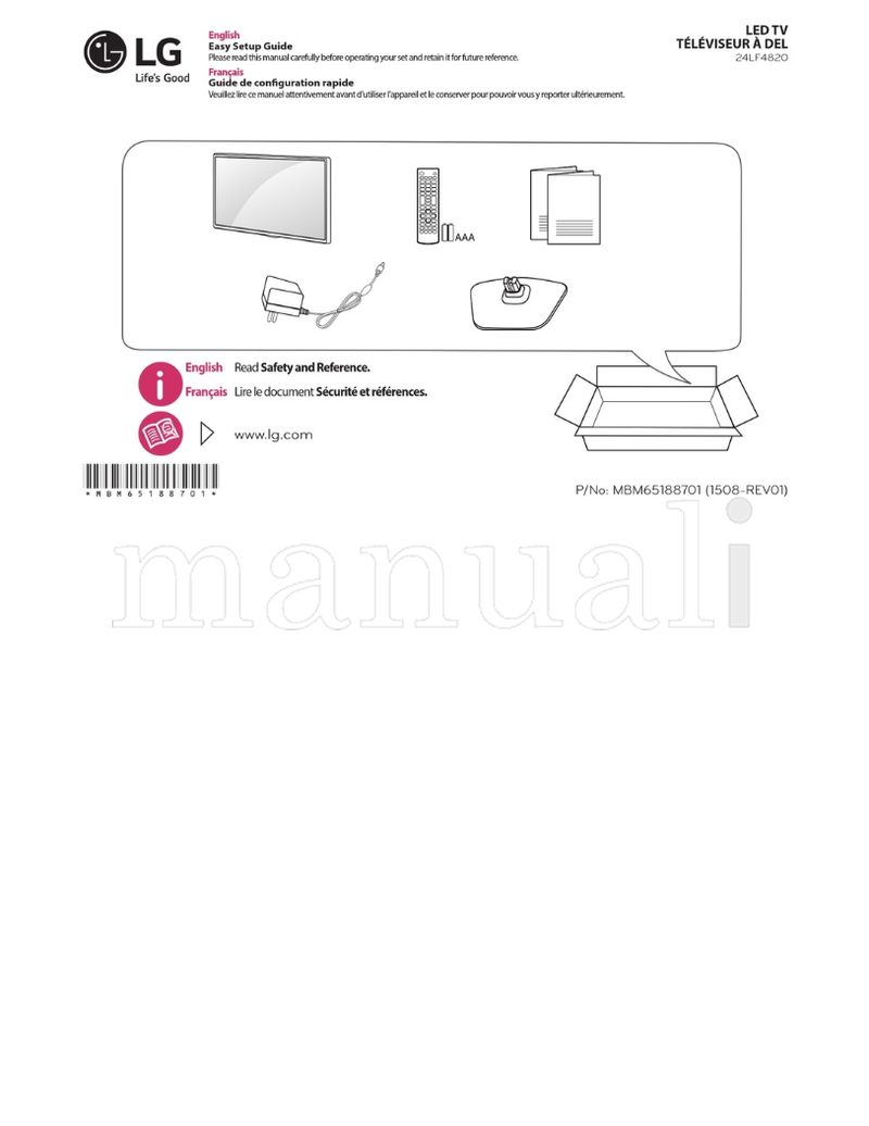 LG *MBM65188701* MBM65188701 24LF4820 (49 pages) TV Operating Manual