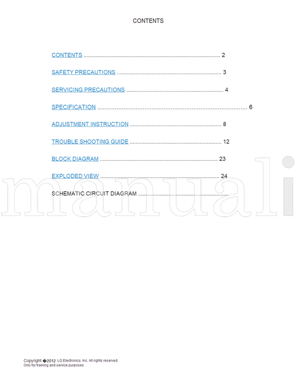 LG LM93B 24MN42A MFL67580632 M2442A 24MN42A-PMN M2442A-PMN (32 pages) TV Service Manual